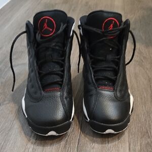 Kids Jordan Retro 13 Black and Red